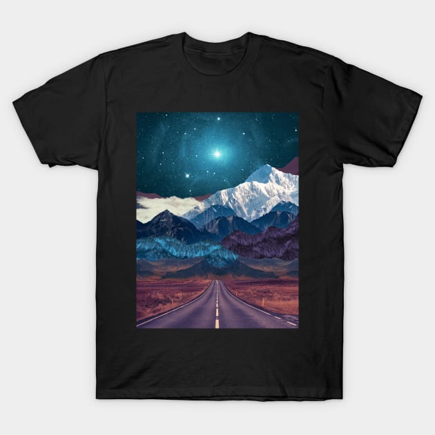 Starlight Road T-Shirt by leafandpetaldesign